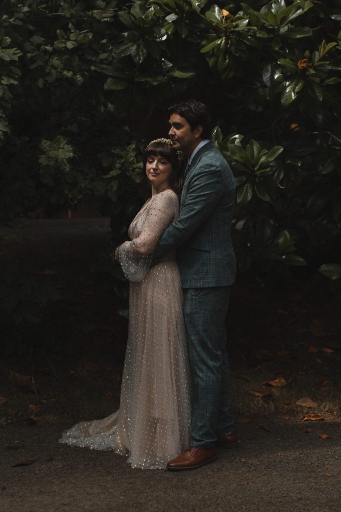 Wedding portraits at Dancing Deer Mountain.